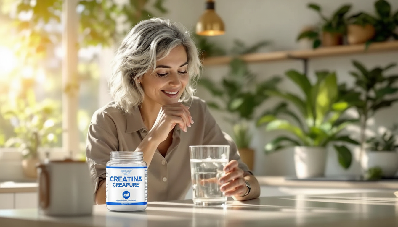 Creatina para Mulheres 40+: Menopausa, Clonapure® e Bem-Estar